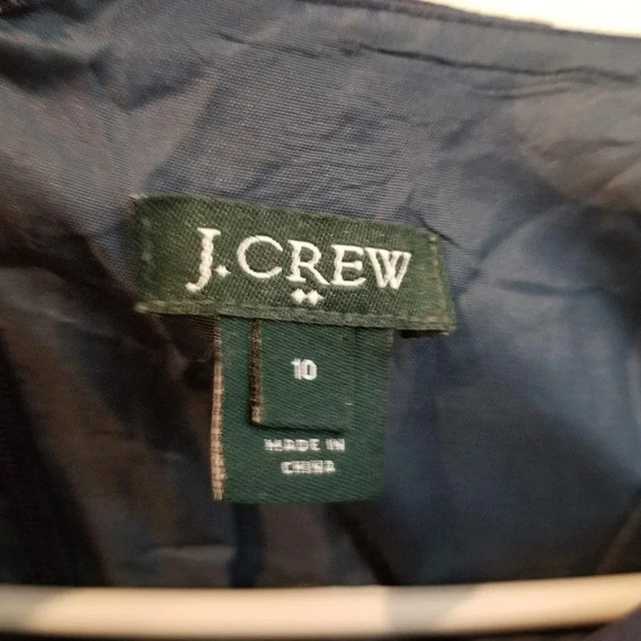 J.Crew Womens Mini Dress Size 10 Multicolor Polka Dot Swing Lightweig Sleeveless - Picture 3 of 9